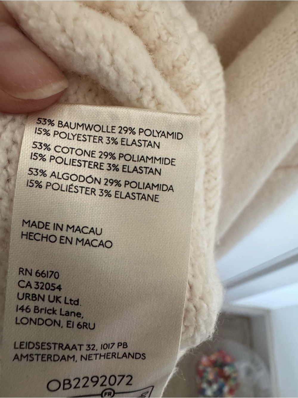 Free People Cream Button-Front V-Neck Cardigan - Picture 2 of 5